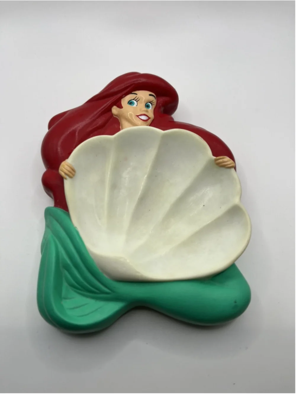 VTG Avon Disney The Little Mermaid Ariel Rubber Floating Soap Dish CUTE